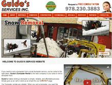 Tablet Screenshot of guidosservices.com